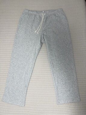 SKIMS Heather Gray Men's Drawstring Sweatpants